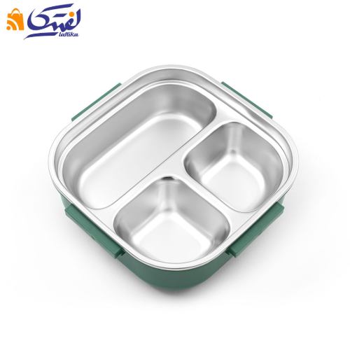 ظرف غذا درب قفلی داخل استیل