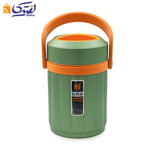 لانچ باکس استوانه ای استیل بدنه خط 304 MS765