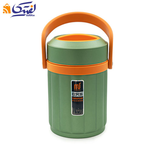 لانچ باکس استوانه ای استیل بدنه خط 304 MS765