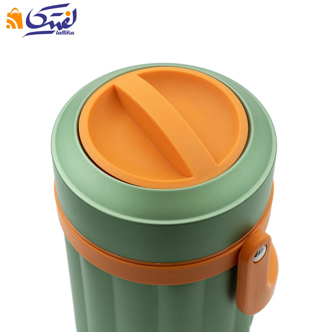 خرید لانچ باکس استوانه ای استیل بدنه خط 304 MS765