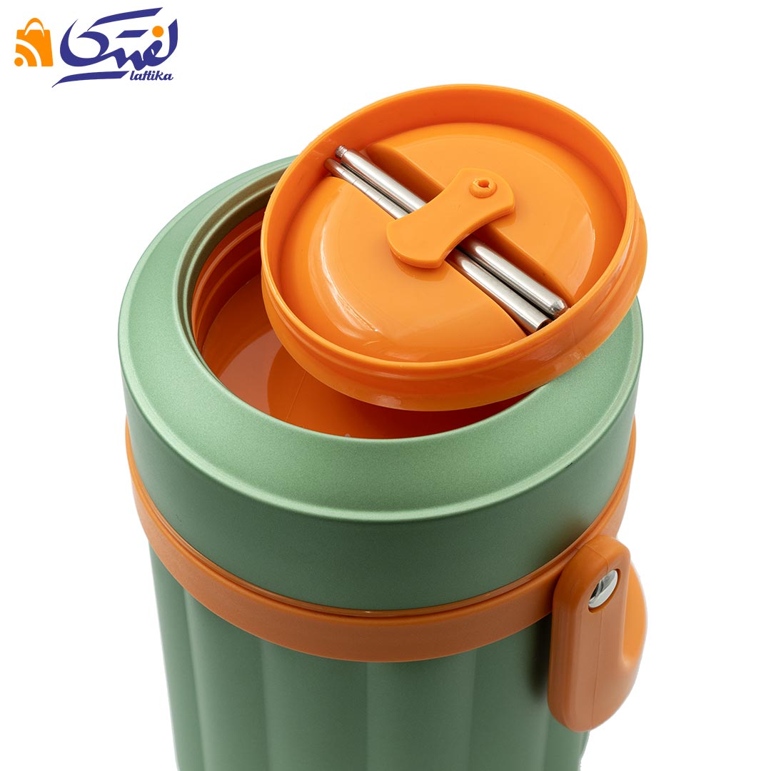 لانچ باکس استوانه ای استیل