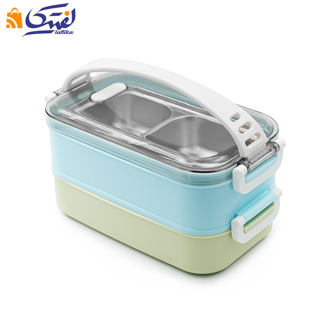 خرید لانچ باکس 2 طبقه درب اکرولیک RC-02