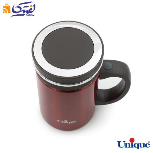 خرید تراول ماگ دسته دار 450 میلی لیتر دو جداره یونیک UN-1830