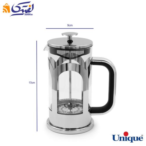 ابعاد فرنچ پرس 600 میلی لیتر یونیک مدل UN-3009