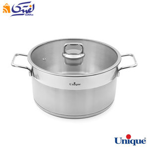 قابلمه استیل سایز 28 طرح فلت UN-9908