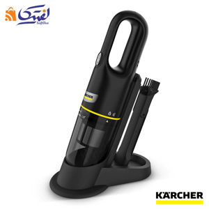 جارو شارژی با پایه نگهدارنده VCH 2S کارچر مشکی