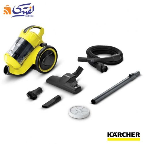 لوله، برس و شلنگ جارو برقی VC3 plus کارچر 1100 وات