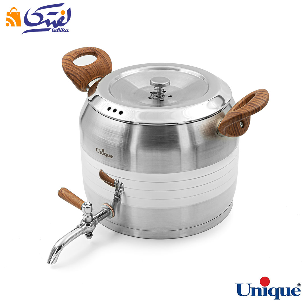 قیمت ست کتری قوری 5 لیتر یونیک UN-7295 دسته چوبی