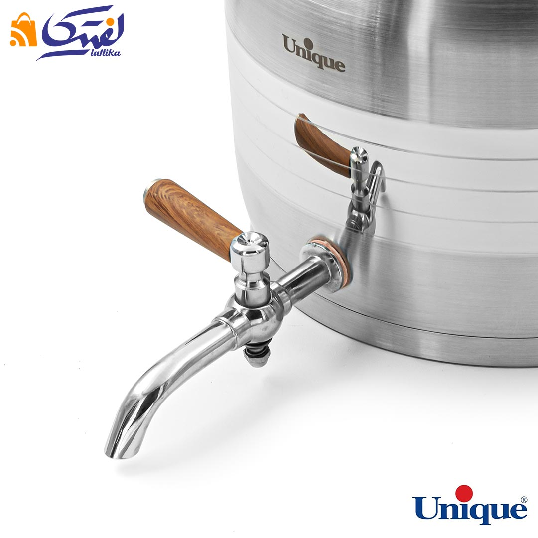 خرید ست کتری قوری 5 لیتر یونیک UN-7295 دسته چوبی