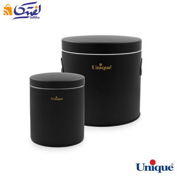 سطل قند و شکر مشکی یونیک مدل UN-1614