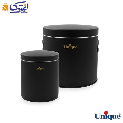 سطل قند و شکر مشکی یونیک مدل UN-1614