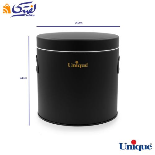 قیمت سطل قند و شکر مشکی یونیک مدل UN-1614