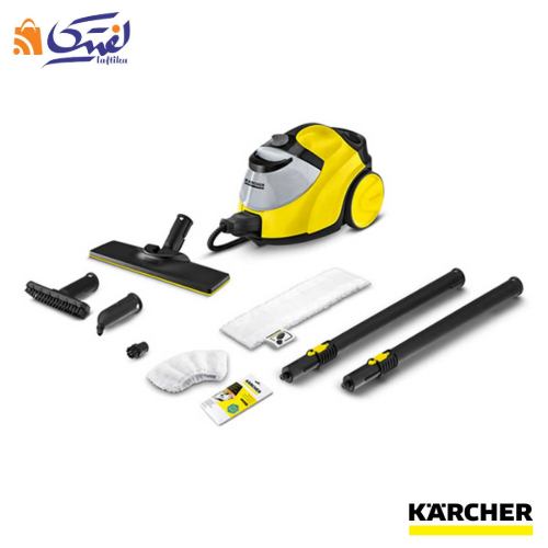 متعلقات و ابزارهای بخارشوی کارچر مدل SC5 EَASYFIX رنگ زرد