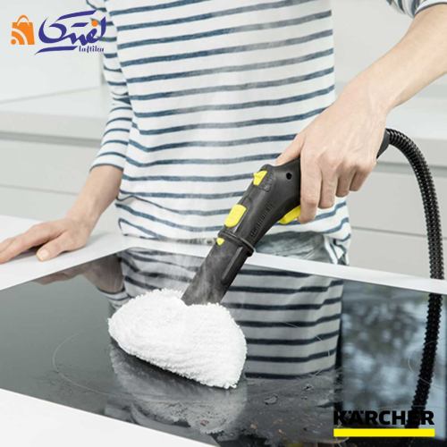 نظافت اجاق گاز با بخارشوی کارچر مدل SC5 EَASYFIX