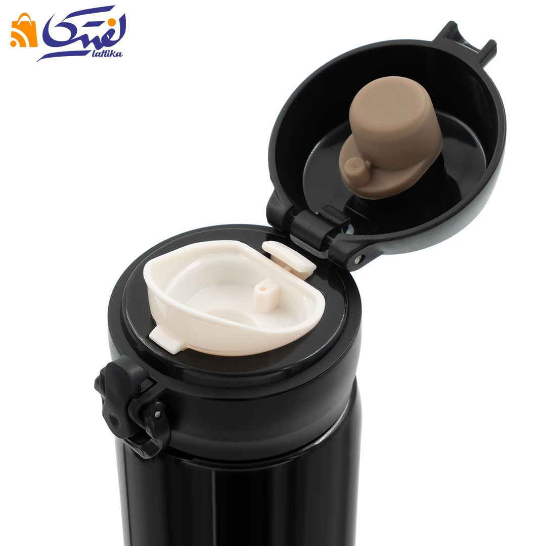 خرید فلاسک مسافرتی داخل استیل درب قفلی 500 میلی لیتر کد FL-1022-500