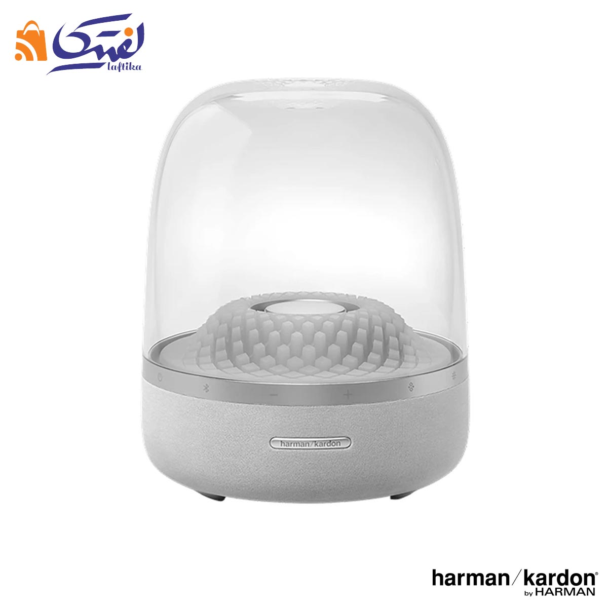 اسپیکر بلوتوثی خانگی هارمن کاردن مدل Aura Studio 4 رنگ طوسی نقره ای