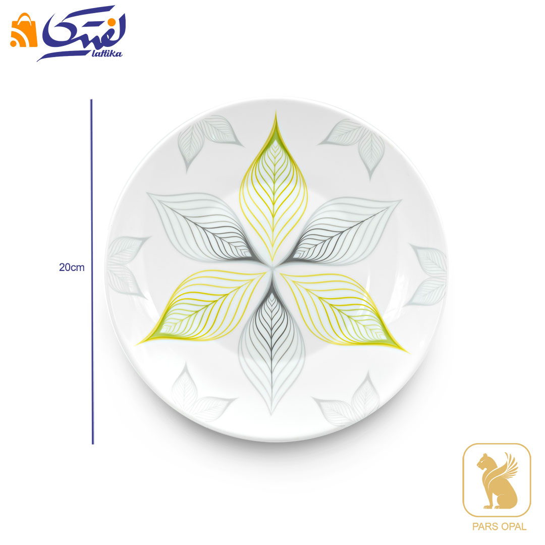خرید سرویس شالیز سبز پارس اپال 6 نفره 28 پارچه کد 316