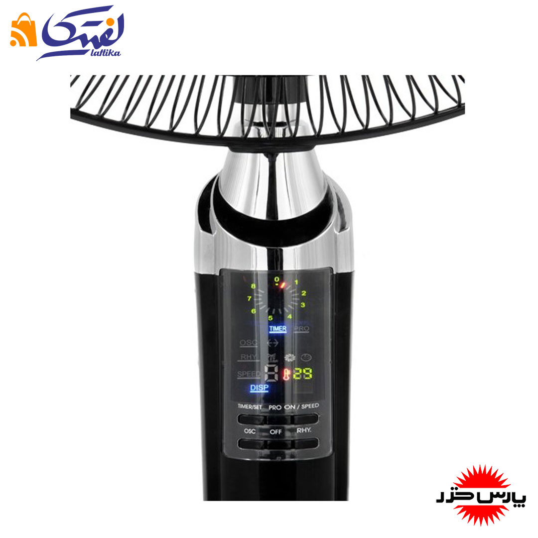 ویژگی پنکه ایستاده پارس خزر مدل FSR-SHIBA ریموت دار