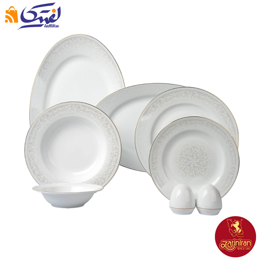 قیمت سرویس سیلوان 12 نفره چینی زرین 102پارچه ایتالیا اف 12 نفره