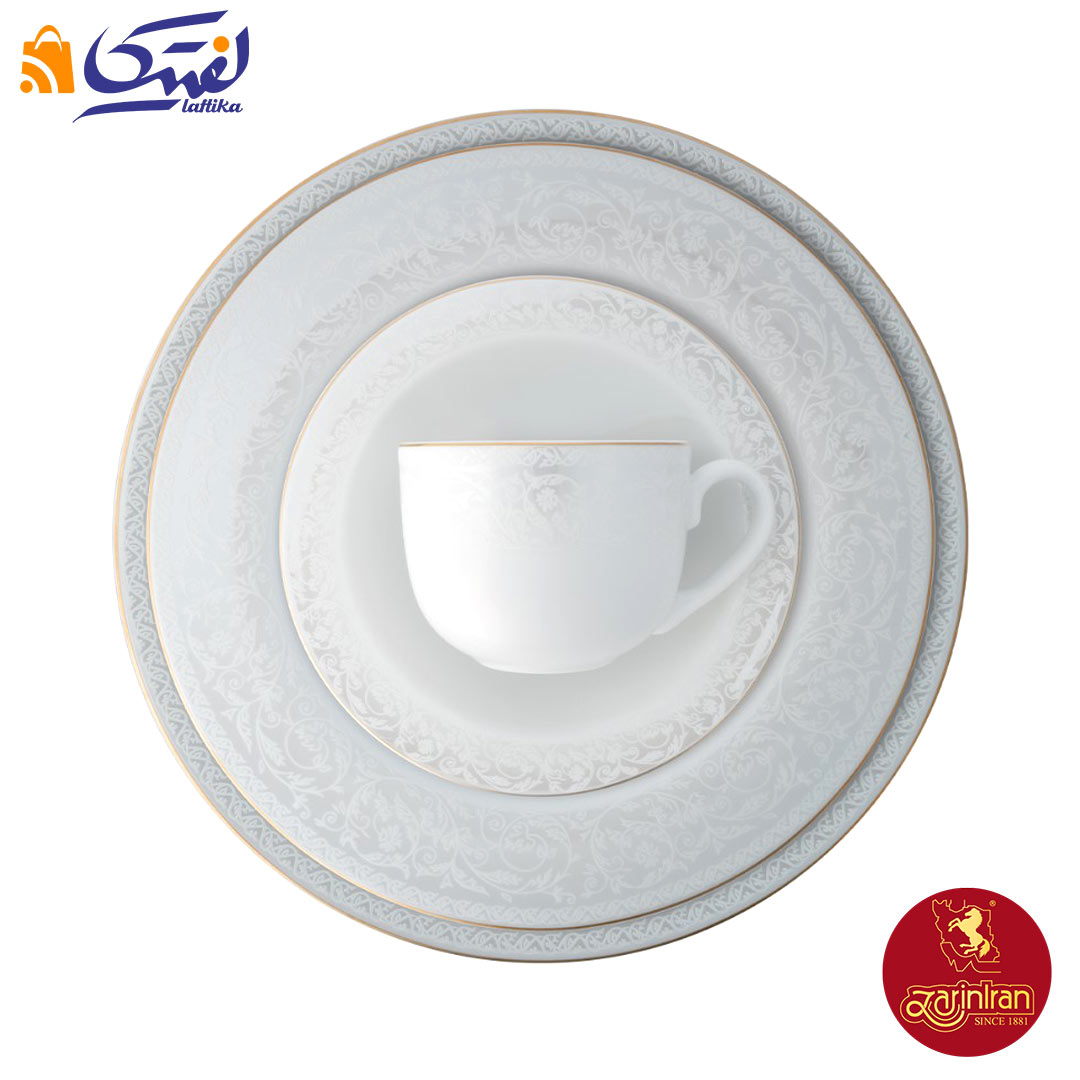 خرید سرویس سیلوان 12 نفره چینی زرین 102پارچه ایتالیا اف 12 نفره
