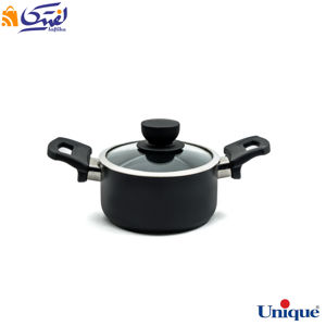 قابلمه سایز 14 یونیک کف گرانیت مشکی UN-8101