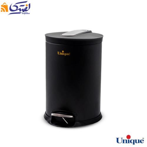 سطل زباله استیل یونیک 12 لیتری مشکی UN-4220