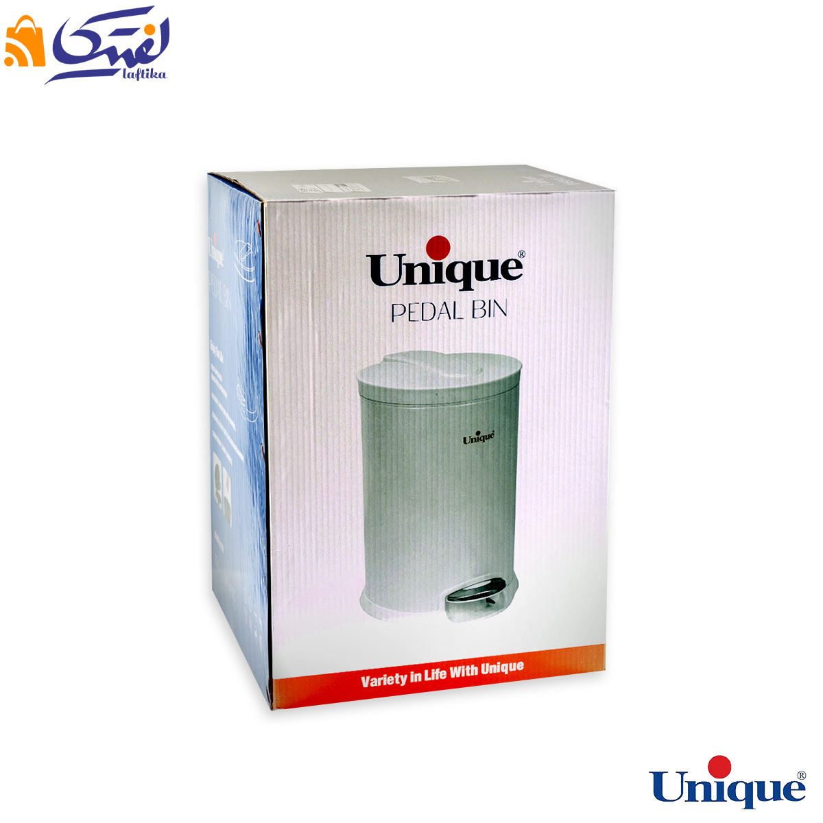 سطل زباله استیل یونیک مشکی