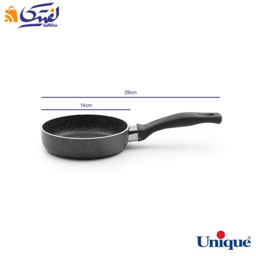 قیمت تابه تک دسته یونیک سایز 14 کف گرانیت طوسی تیره UN-8114