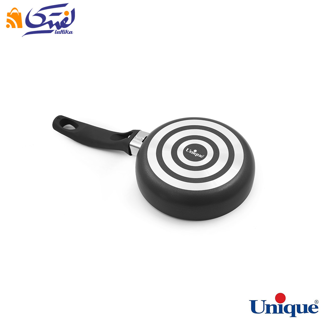 خرید تابه تک دسته سایز 14 یونیک کف گرانیت مشکی UN-8113