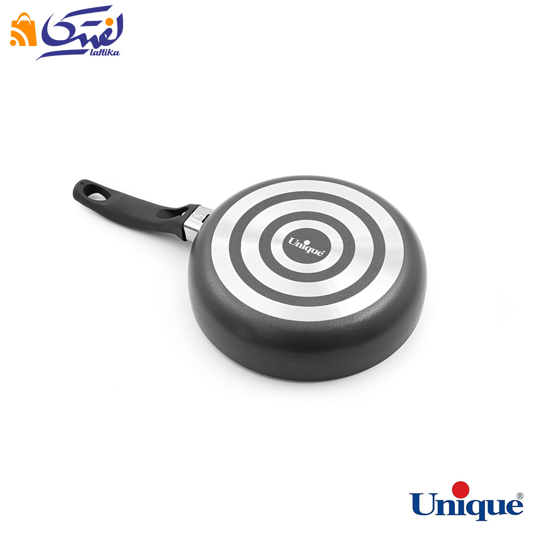 خرید تابه تکدسته سایز 16 یونیک کف گرانیت طوسی تیره UN-8116