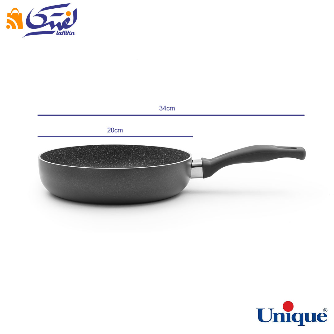 قیمت تابه تکدسته سایز 20 یونیک کف گرانیت طوسی تیره UN-8118