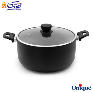 قابلمه سایز 32 یونیک کف گرانیت مشکی UN-8111