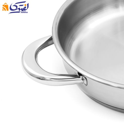 قیمت تابه پارس استیل سایز 28 دو دسته کف سه لایه