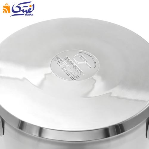 خرید قابلمه پارس استیل سایز 20 کف سه لایه درب پیرکس