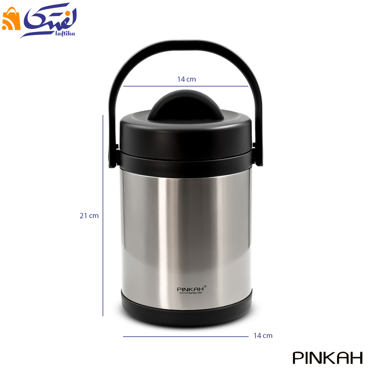 ظرف غذا PJ-3351 داخل استیل پینکا