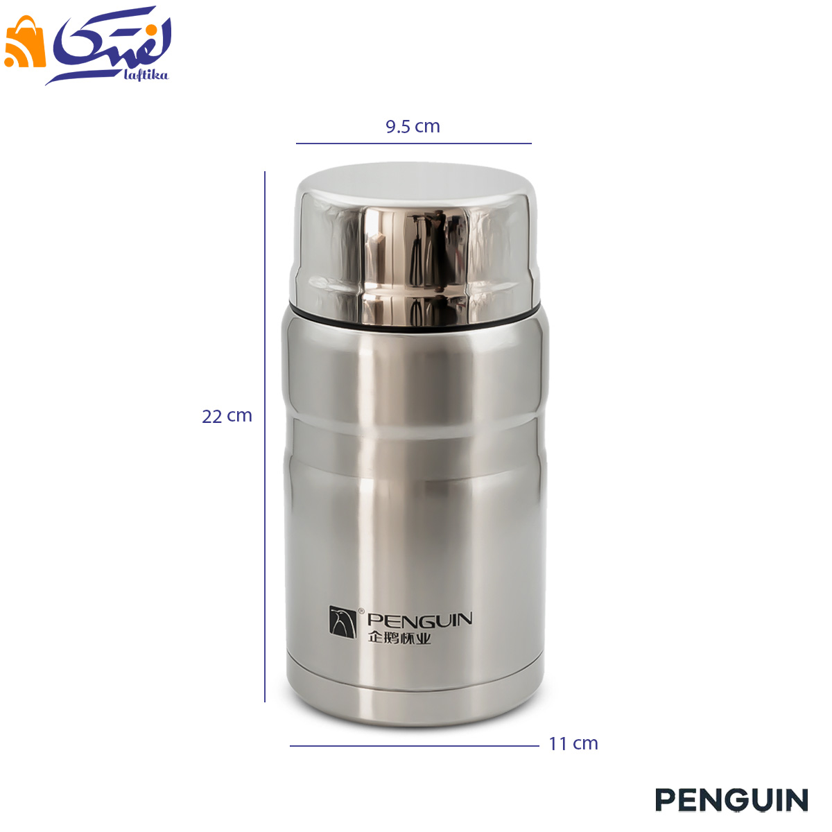 فلاسک غذا پنگوئن داخل استیل 1000 میلی لیتر QE-5020