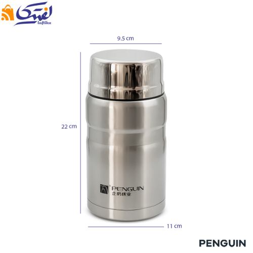 فلاسک غذا پنگوئن داخل استیل 1000 میلی لیتر QE-5020