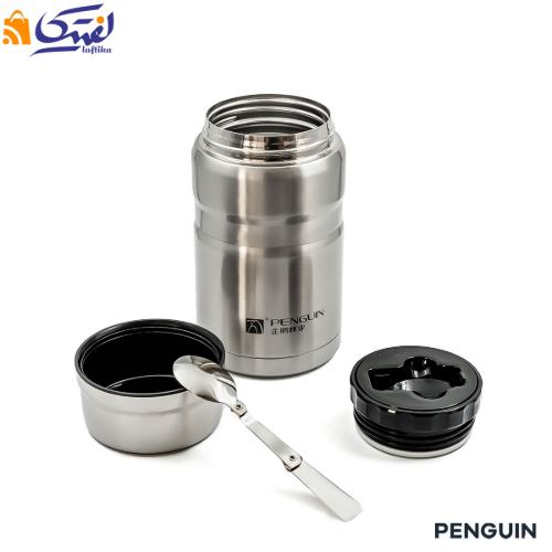 فلاسک غذا پنگوئن داخل استیل 1000 میلی لیتر QE-5020