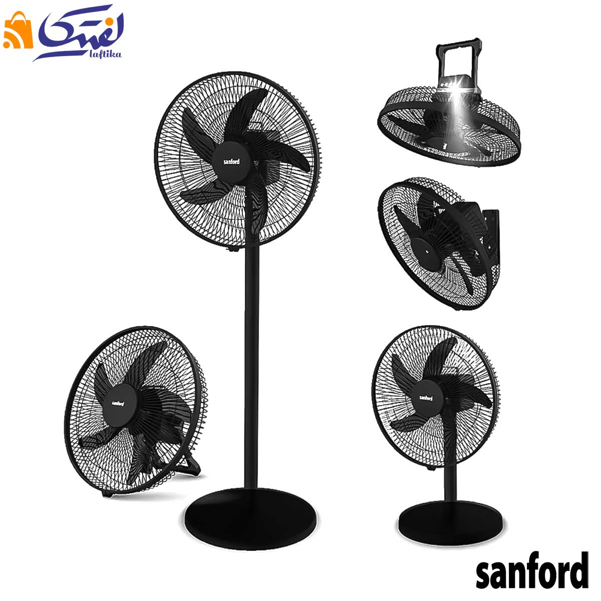 پنکه شارژی 5 حالته سانفورد SF965RTF