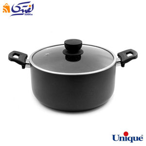 قابلمه سایز 28 یونیک کف گرانیت مشکی UN-8109