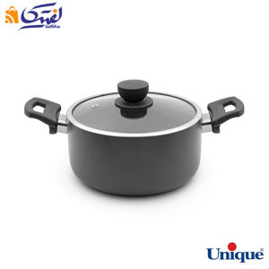قابلمه سایز 20 یونیک کف گرانیت طوسی تیره UN-8106