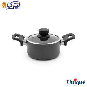 قابلمه سایز 14 یونیک کف گرانیت طوسی تیره UN-8102