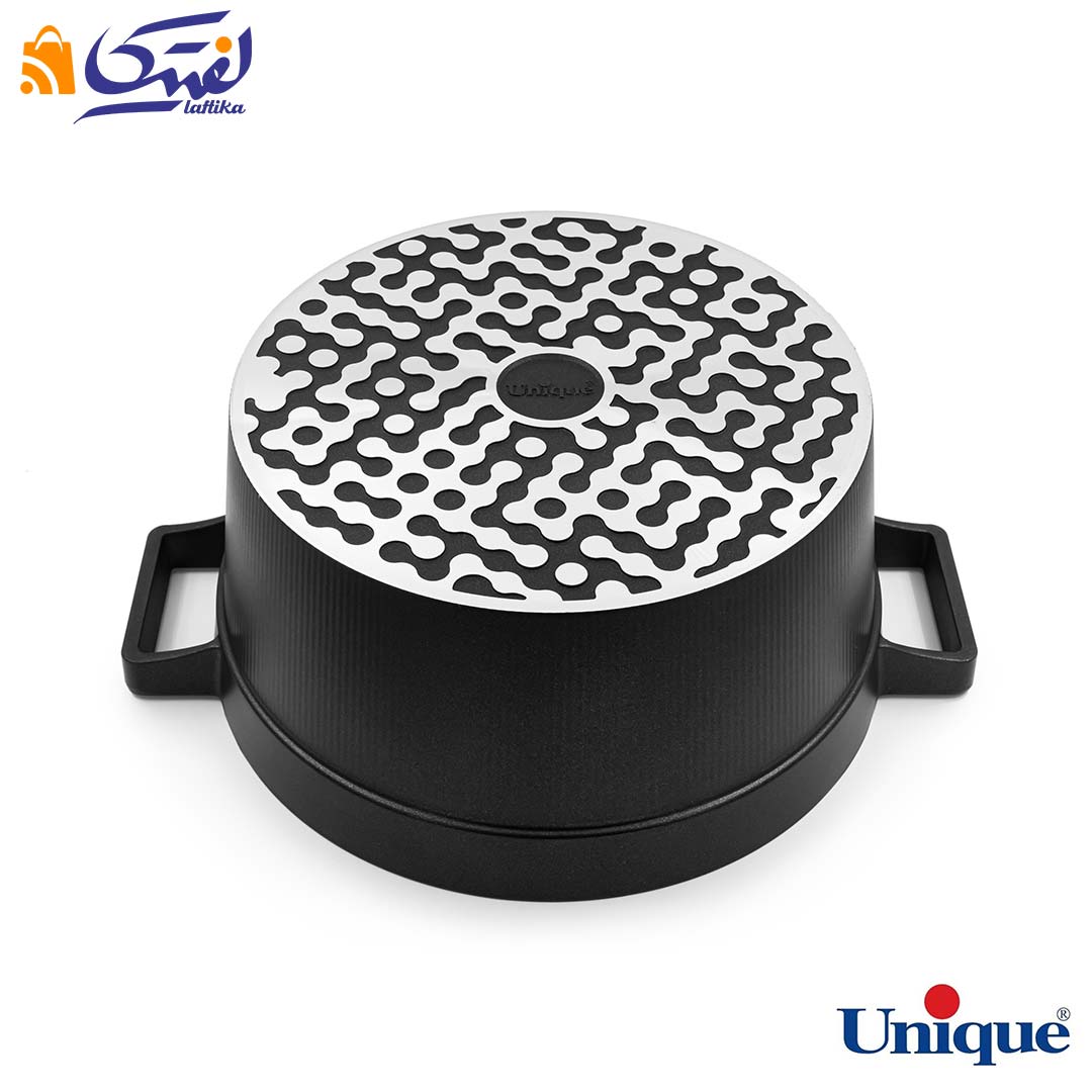 خرید قابلمه سایز 32 یونیک کف گرانیت دیاموند UN-8910