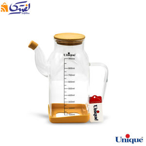 ظرف روغن ریز 950 میلی لیتر یونیک UN-2005 درب بامبو
