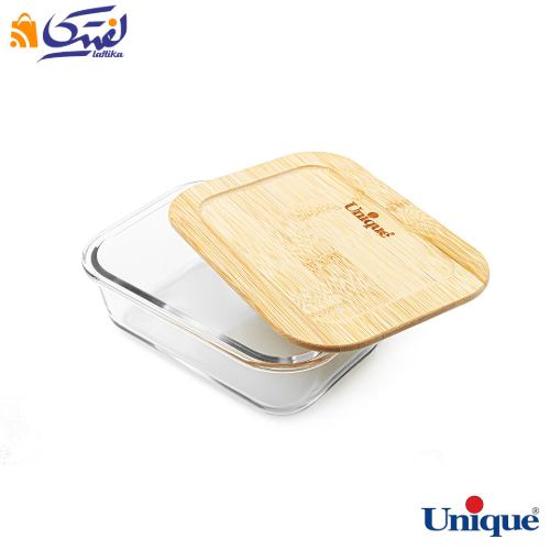 خرید اقساط ظرف 4 تیکه فریزری پیرکس یونیک درب بامبو UN-1407