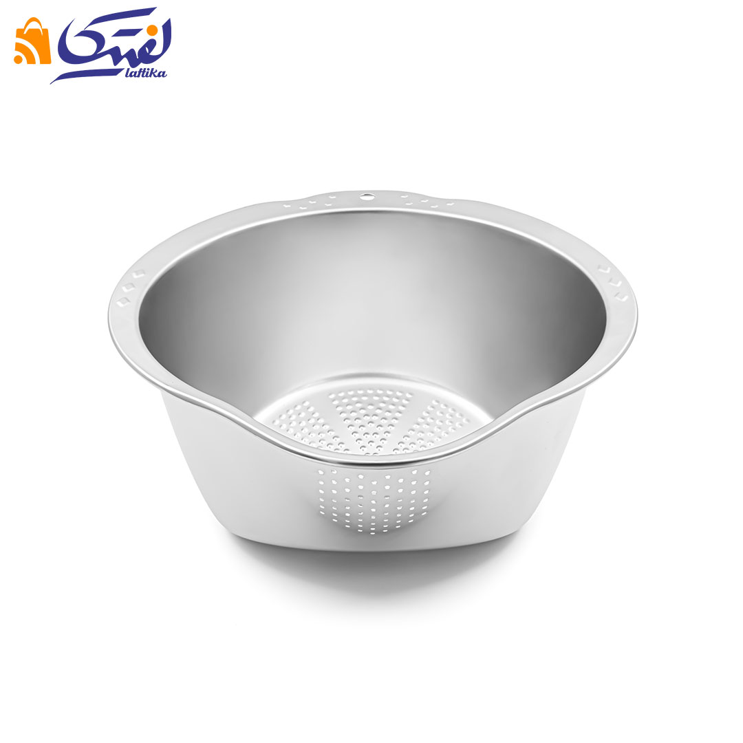 آبکش استیل شستشو سبزیجات مدل W-24