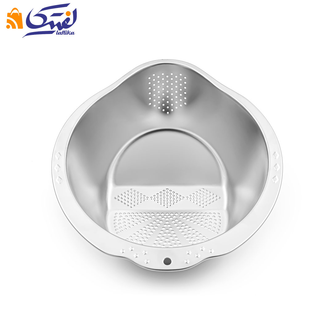 قیمت آبکش استیل شستشو سبزیجات مدل W-24