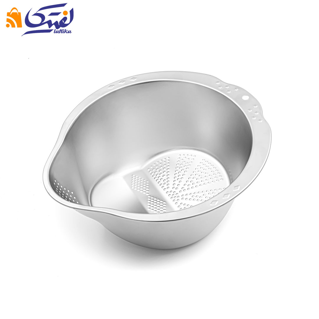 خرید آبکش استیل شستشو سبزیجات مدل W-24