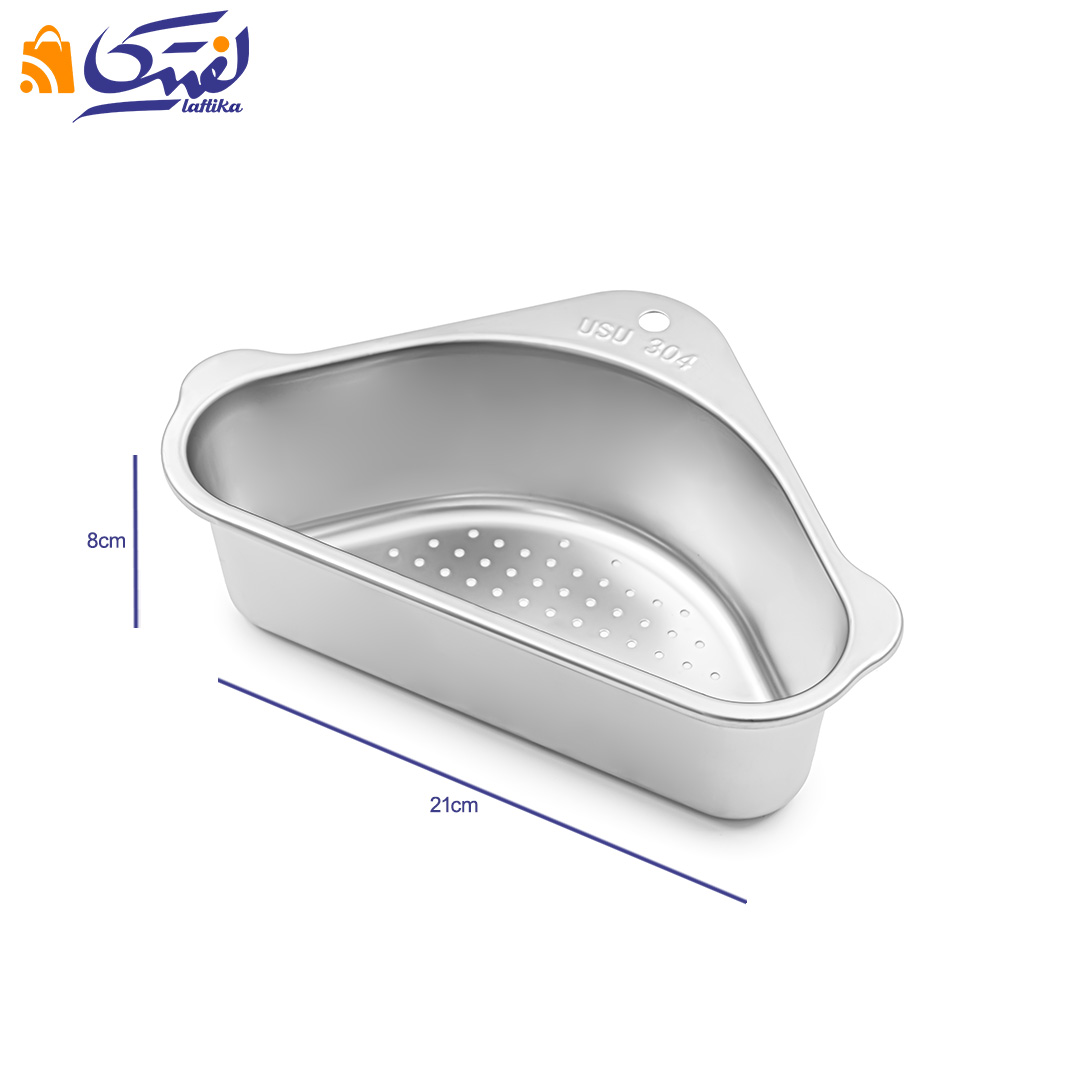 قیمت جا اسکاچ استیل مثلثی سینک مدل SUS304