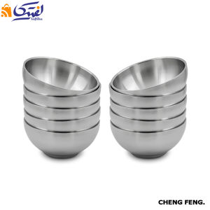 پیاله 10 عددی استیل CHENG FENG سایز 11.5